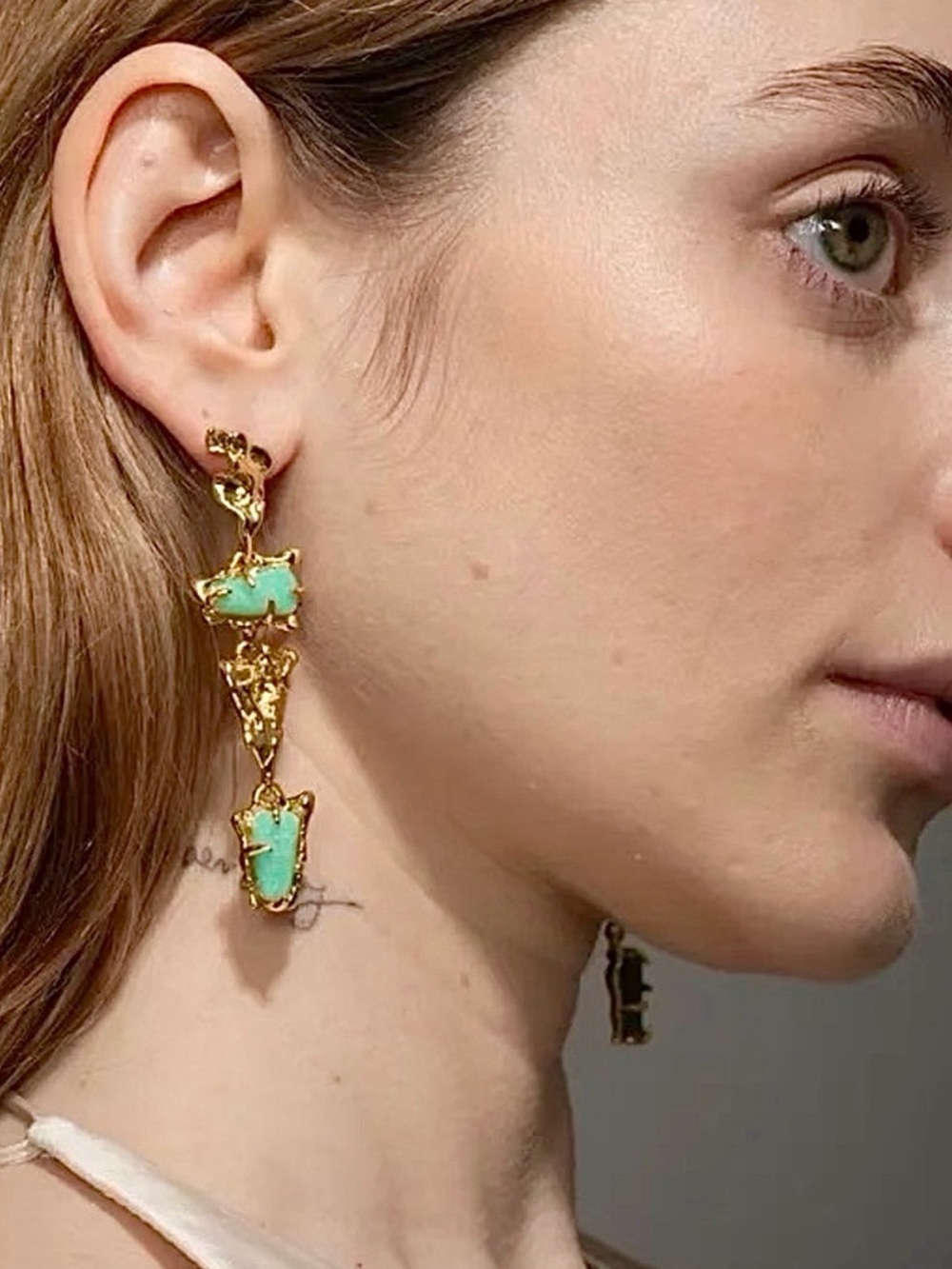 ALEXIS BITTAR Amazonite Mobile Linear Drop
Earrings
